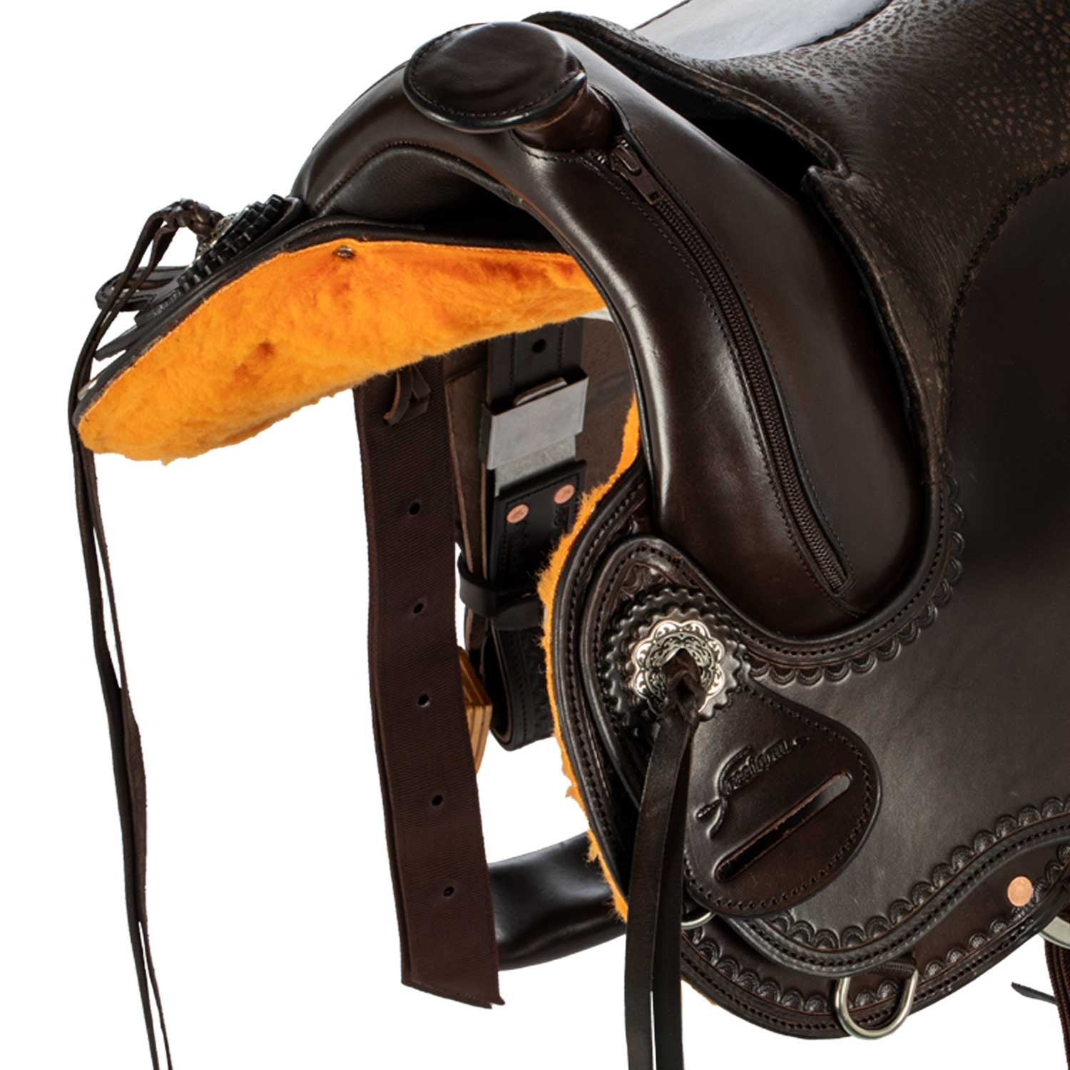 Silla sin árbol Western all round SB Freeform - Marrón oscuro