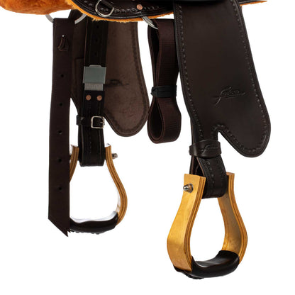 Silla sin árbol Western all round SB Freeform - Marrón oscuro