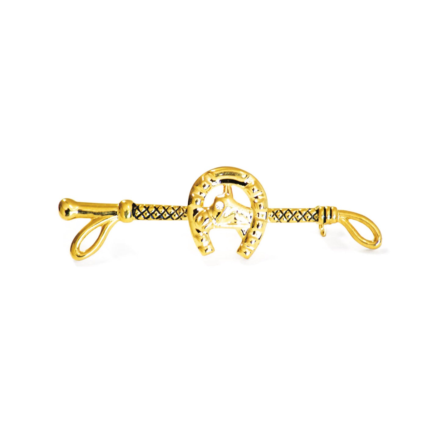 Broche maestro modelo herradura Umbria Equitazione - Dorado