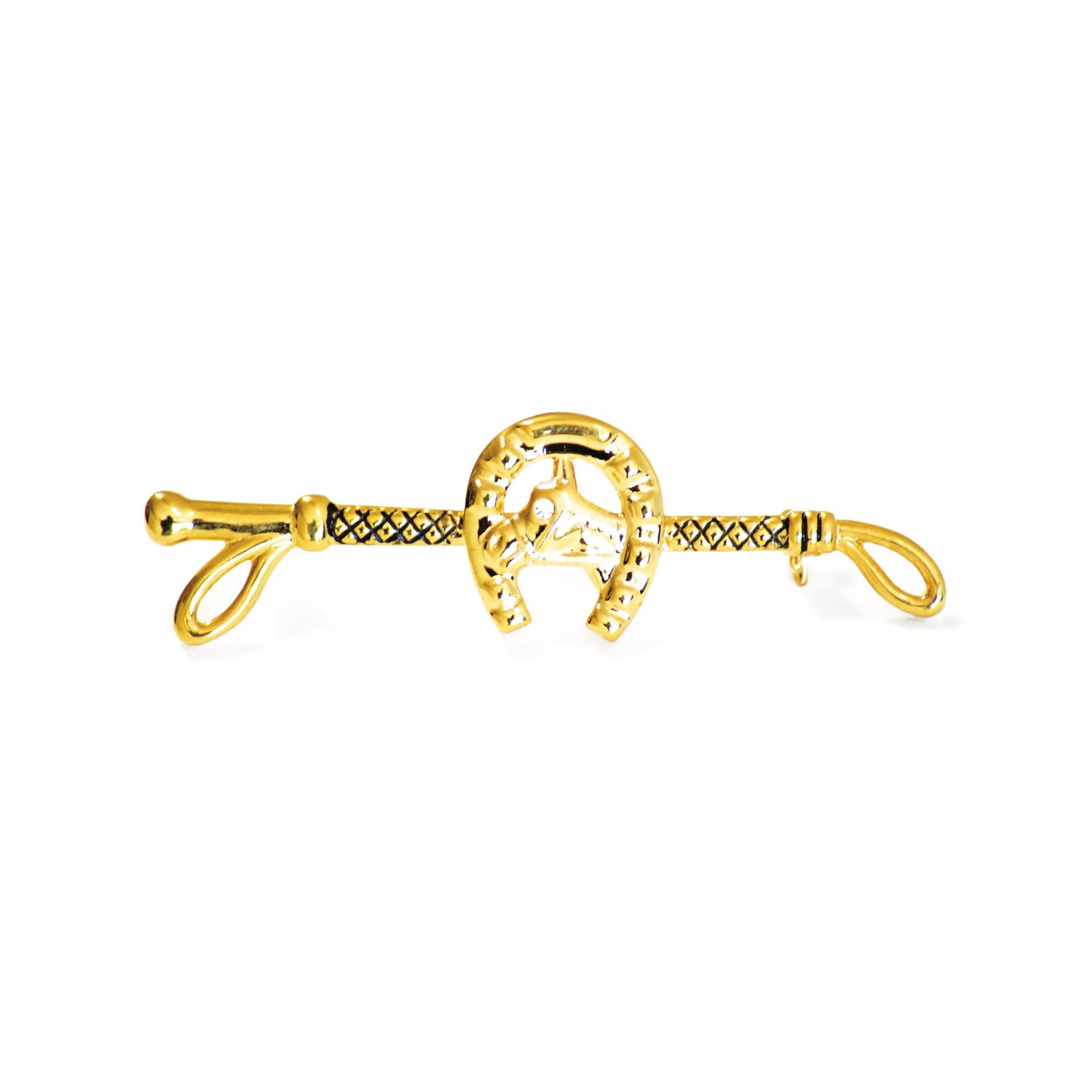 Broche maestro modelo herradura Umbria Equitazione - Dorado