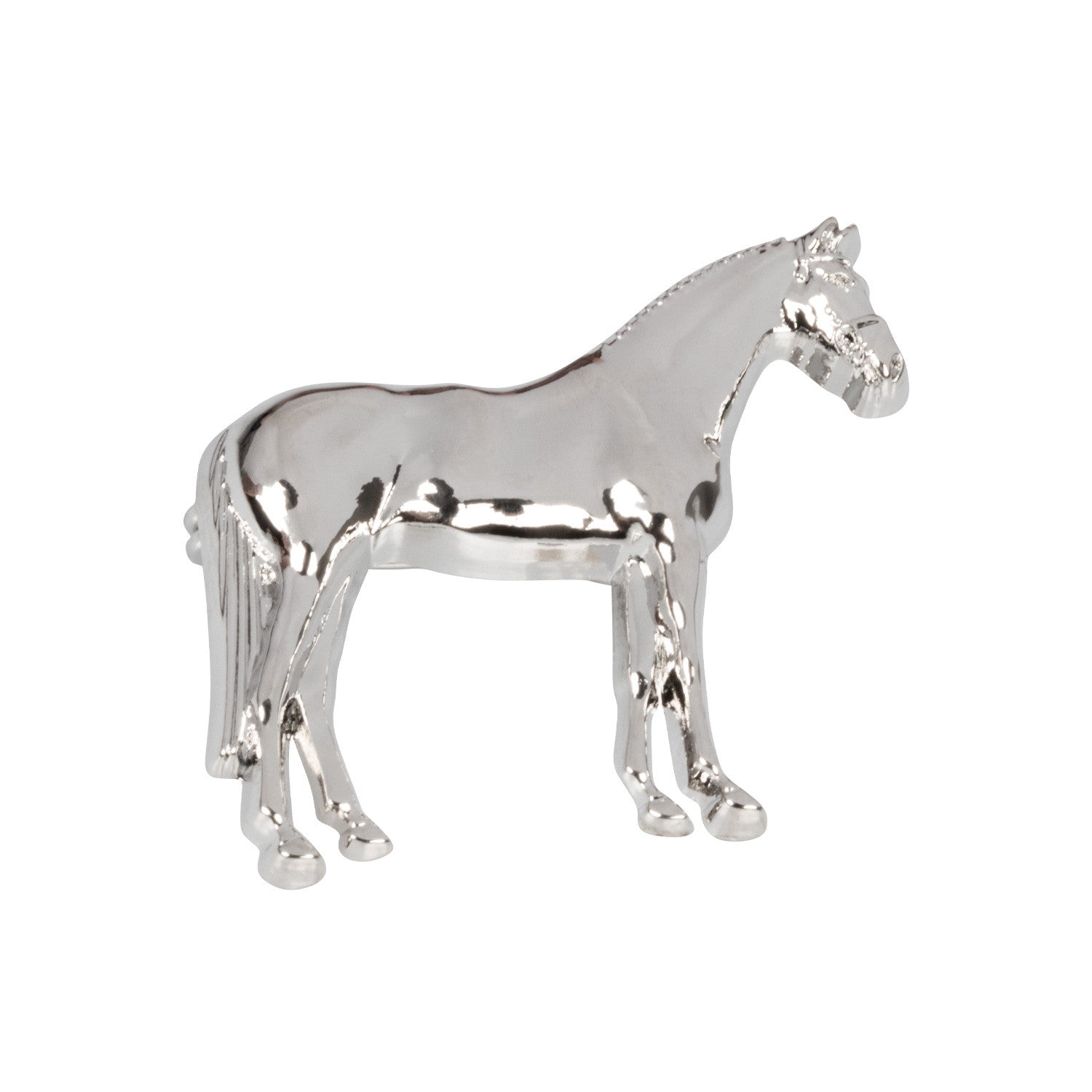 Broche modelo Caballo de pie Umbria Equitazione - Plateado