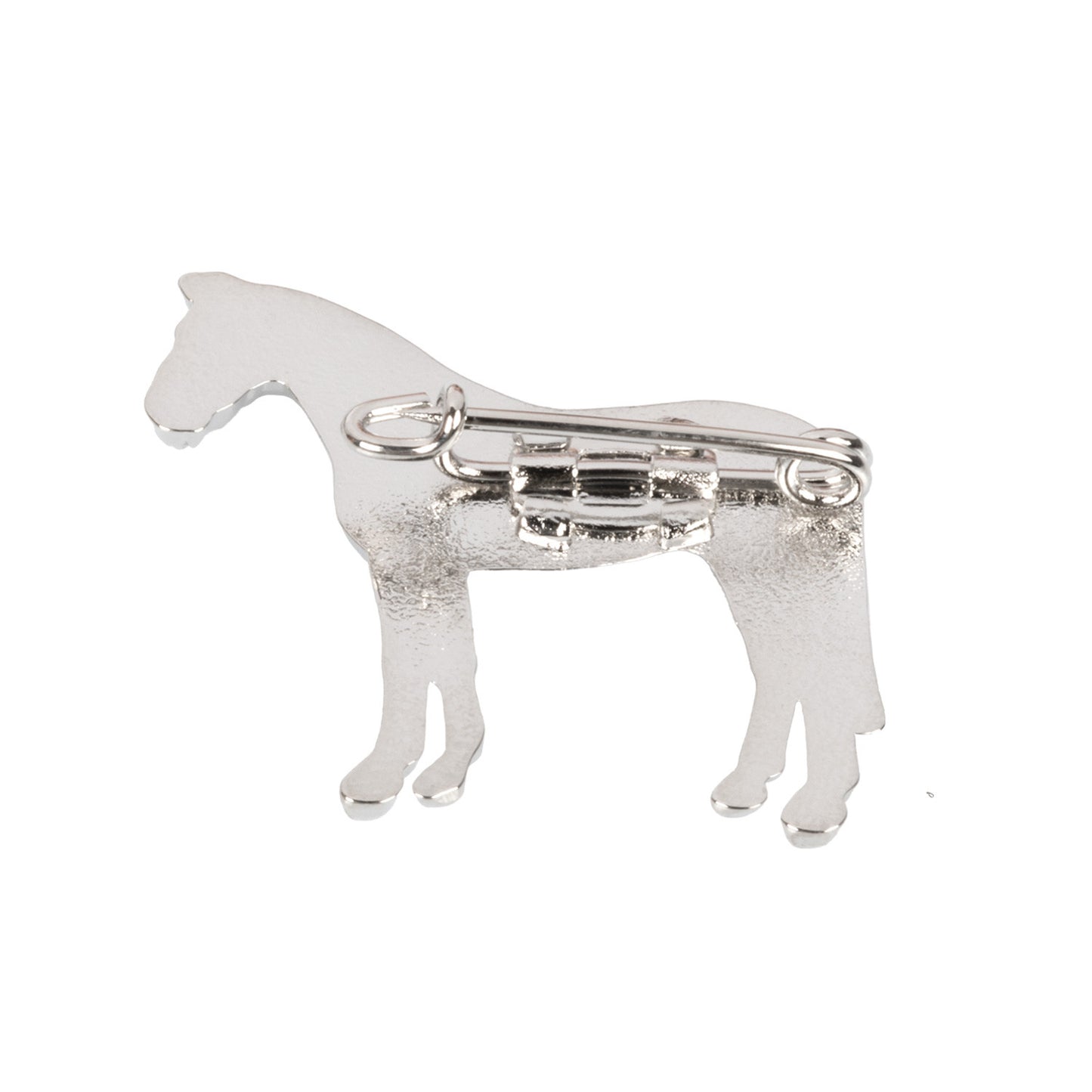 Broche modelo Caballo de pie Umbria Equitazione - Plateado