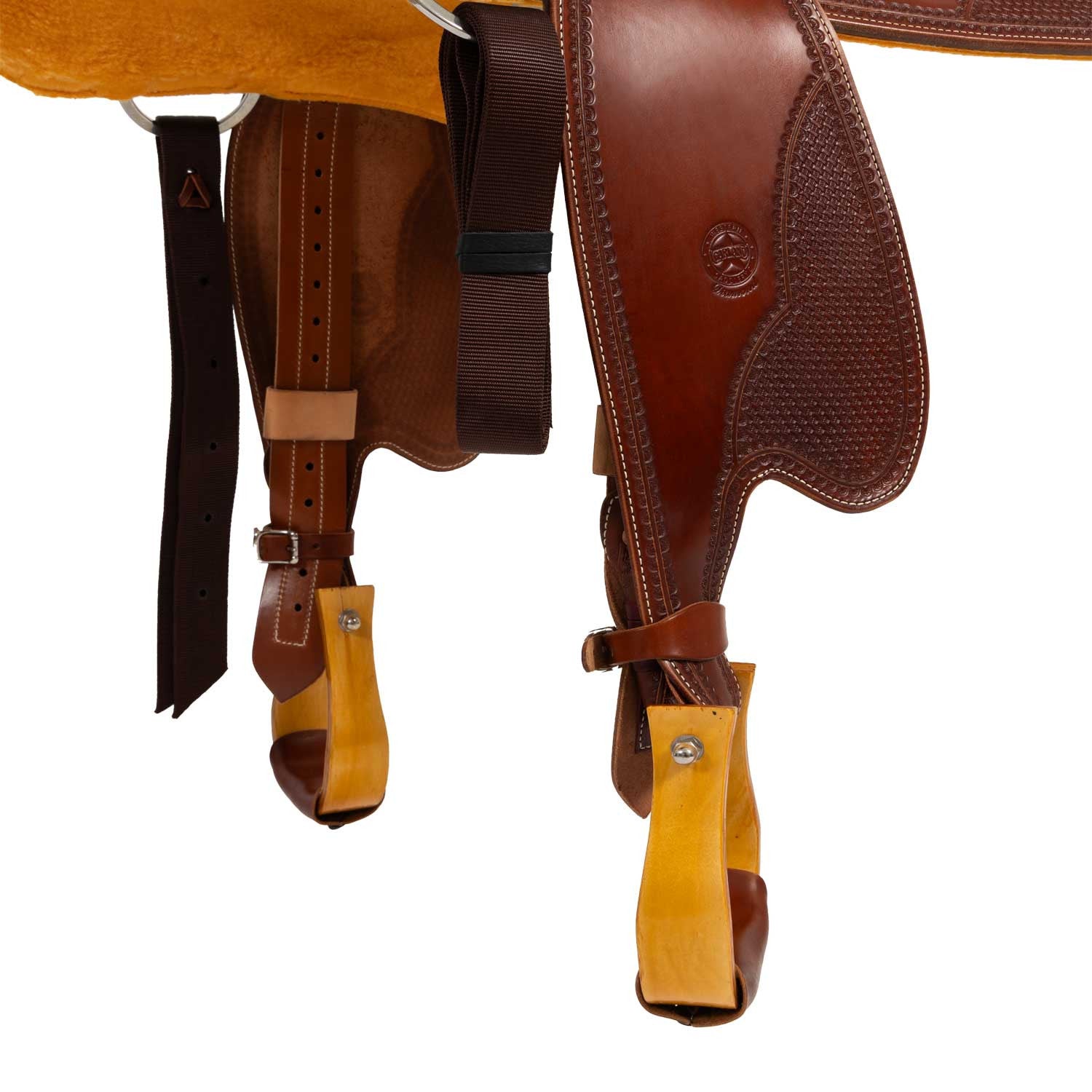 Silla Garland gran cesta de mariposa con herramientas - Cognac / Choco