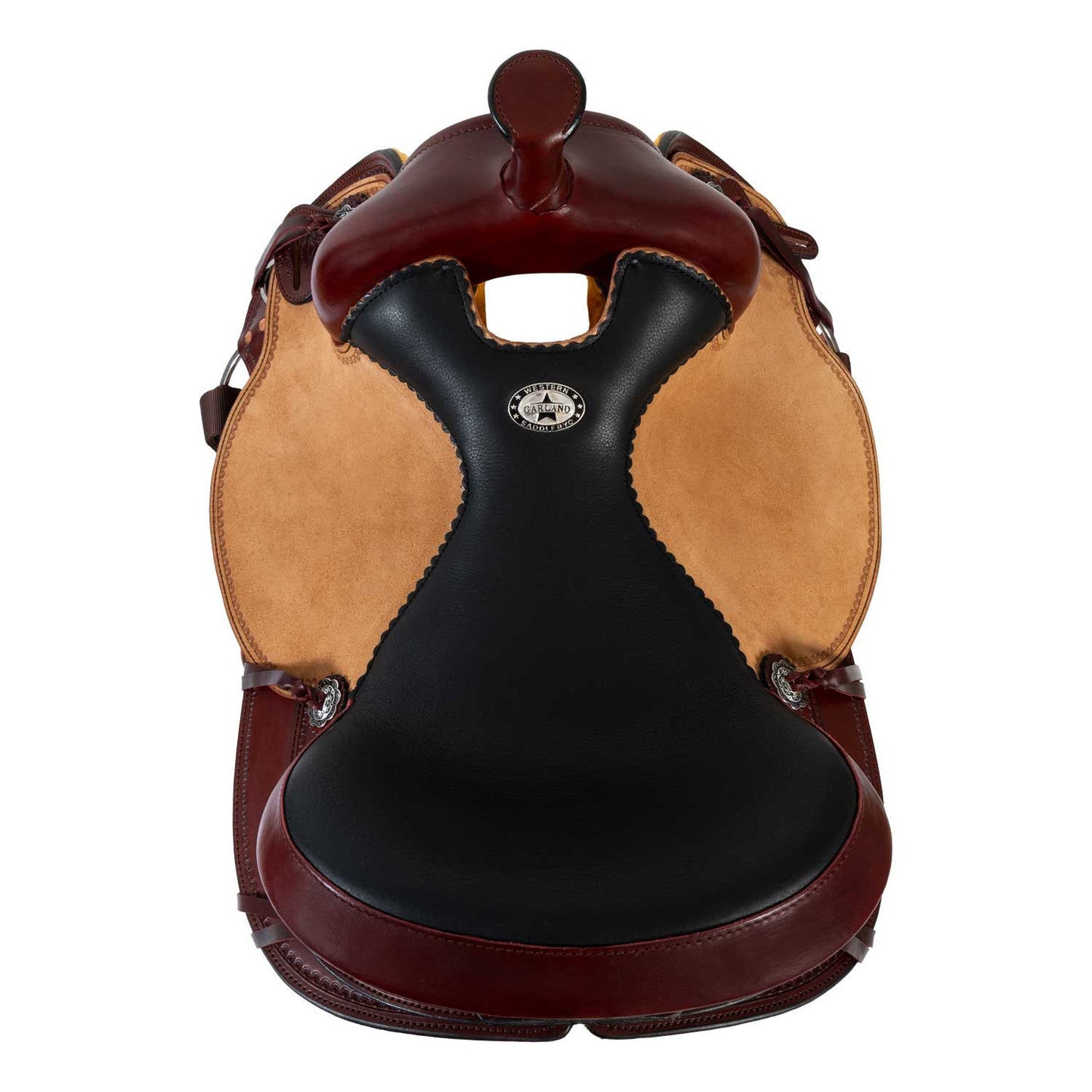 Silla Garland todo el borde #1 - Burgundy / Rev. Nat. / Black