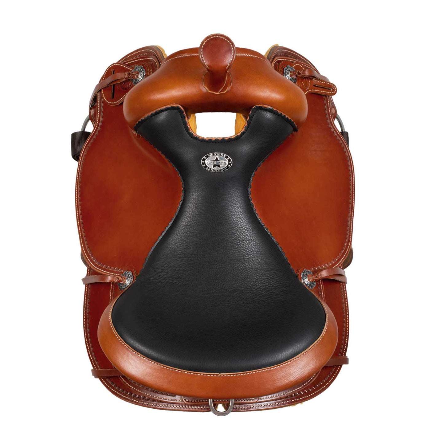 Silla Garland todo el borde #1 - Cognac / Black