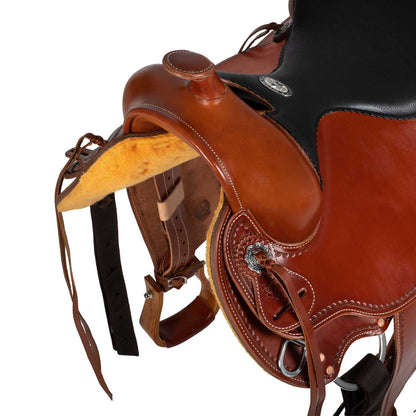 Silla Garland todo el borde #1 - Cognac / Black