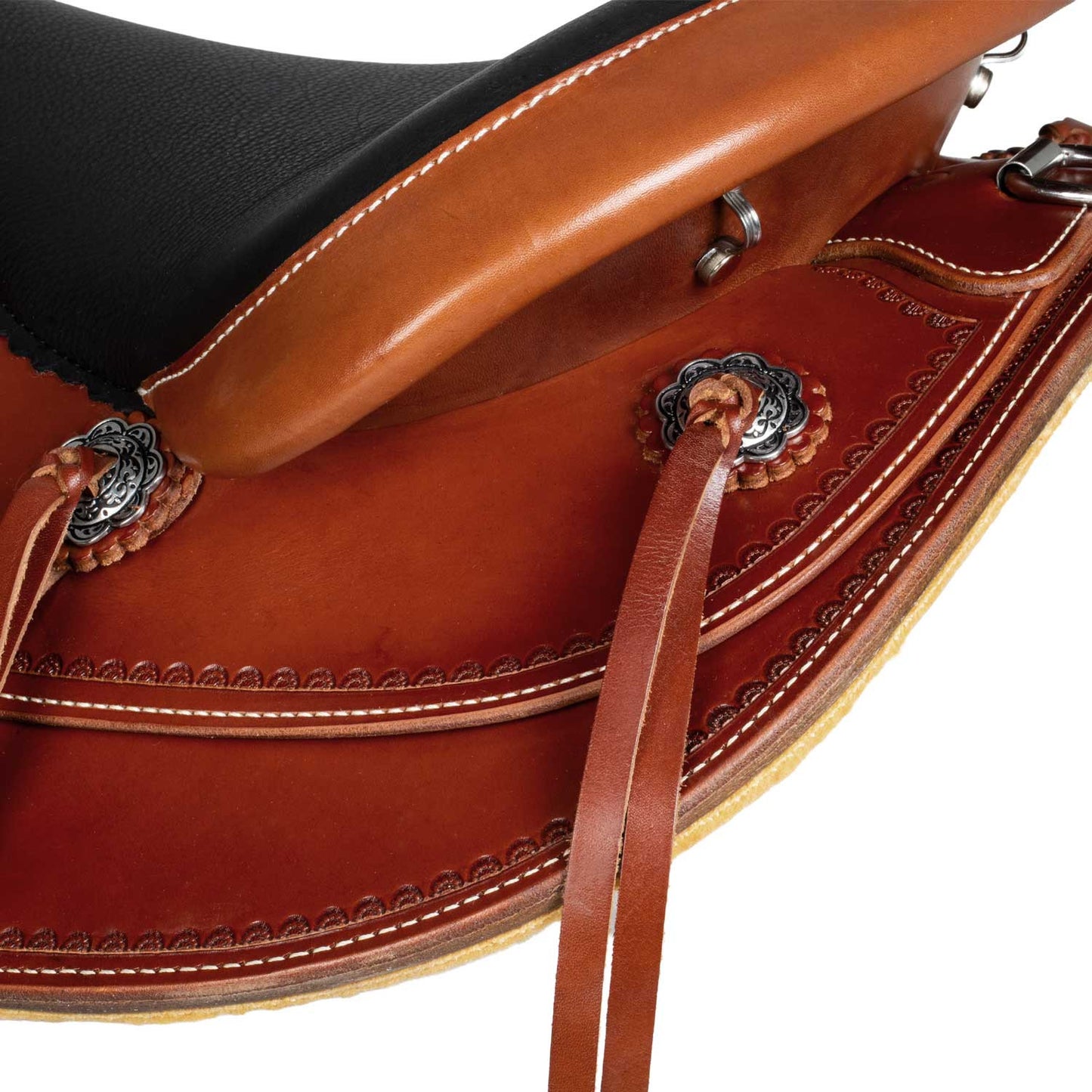 Silla Garland todo el borde #1 - Cognac / Black