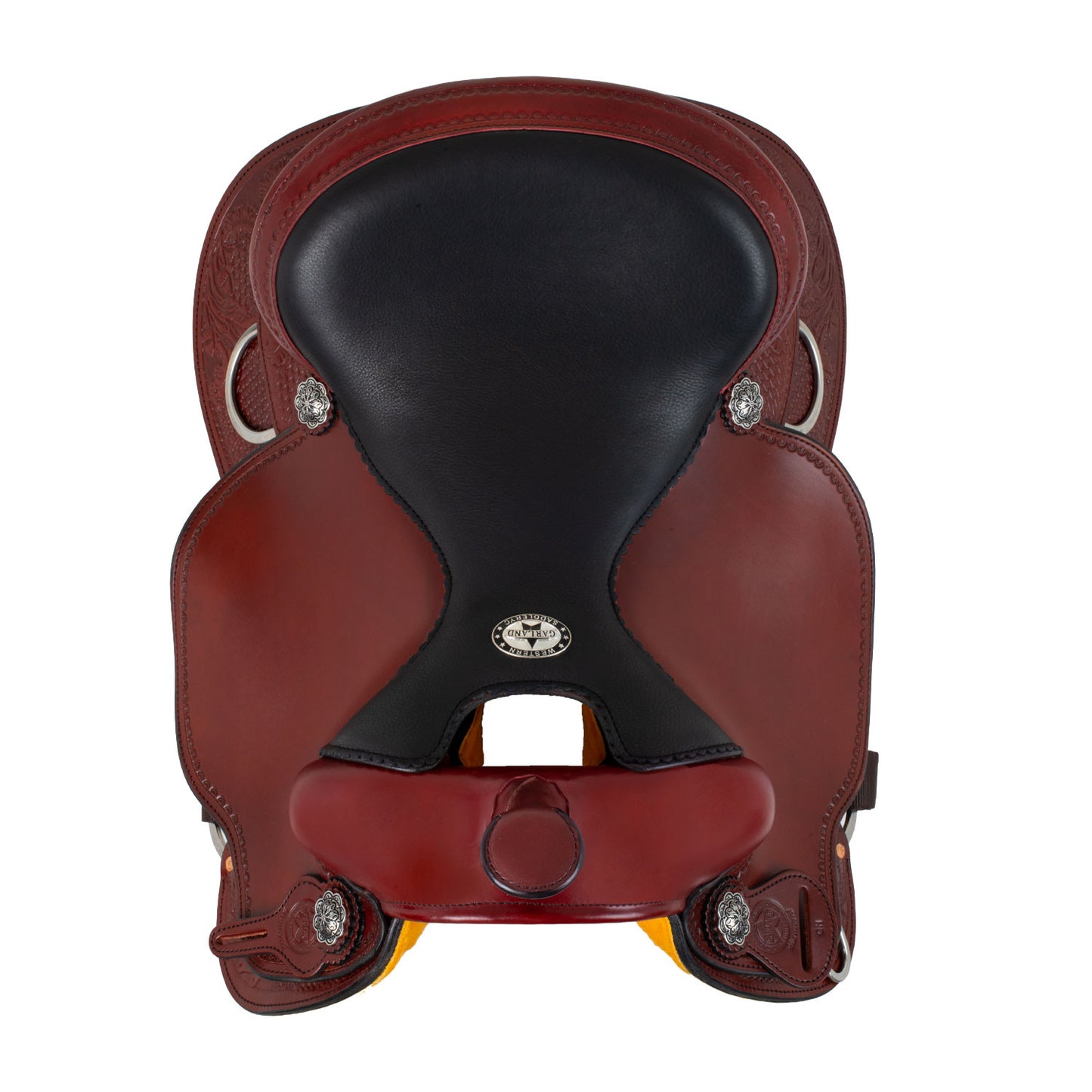 Silla Garland Pleasure small butterfly tooling rose - Burgundy/Black