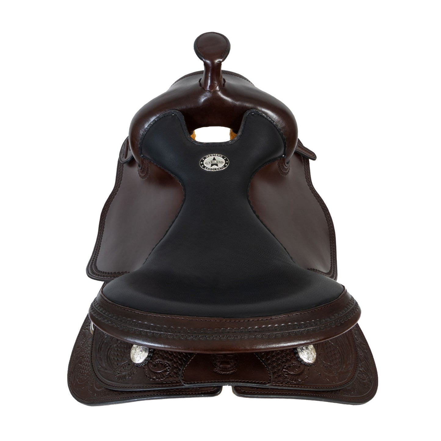 Silla Garland Pleasure small butterfly tooling rose - Dark Brown/Black