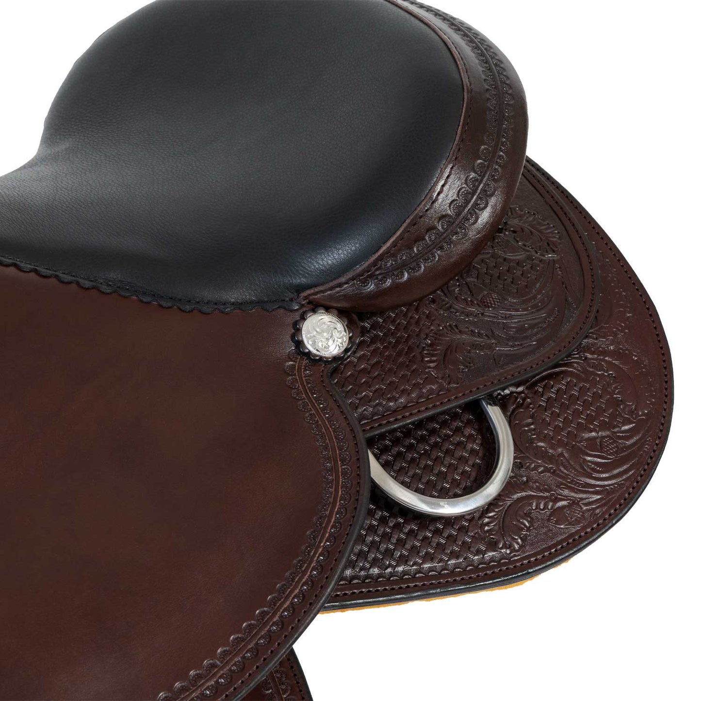 Silla Garland Pleasure small butterfly tooling rose - Dark Brown/Black