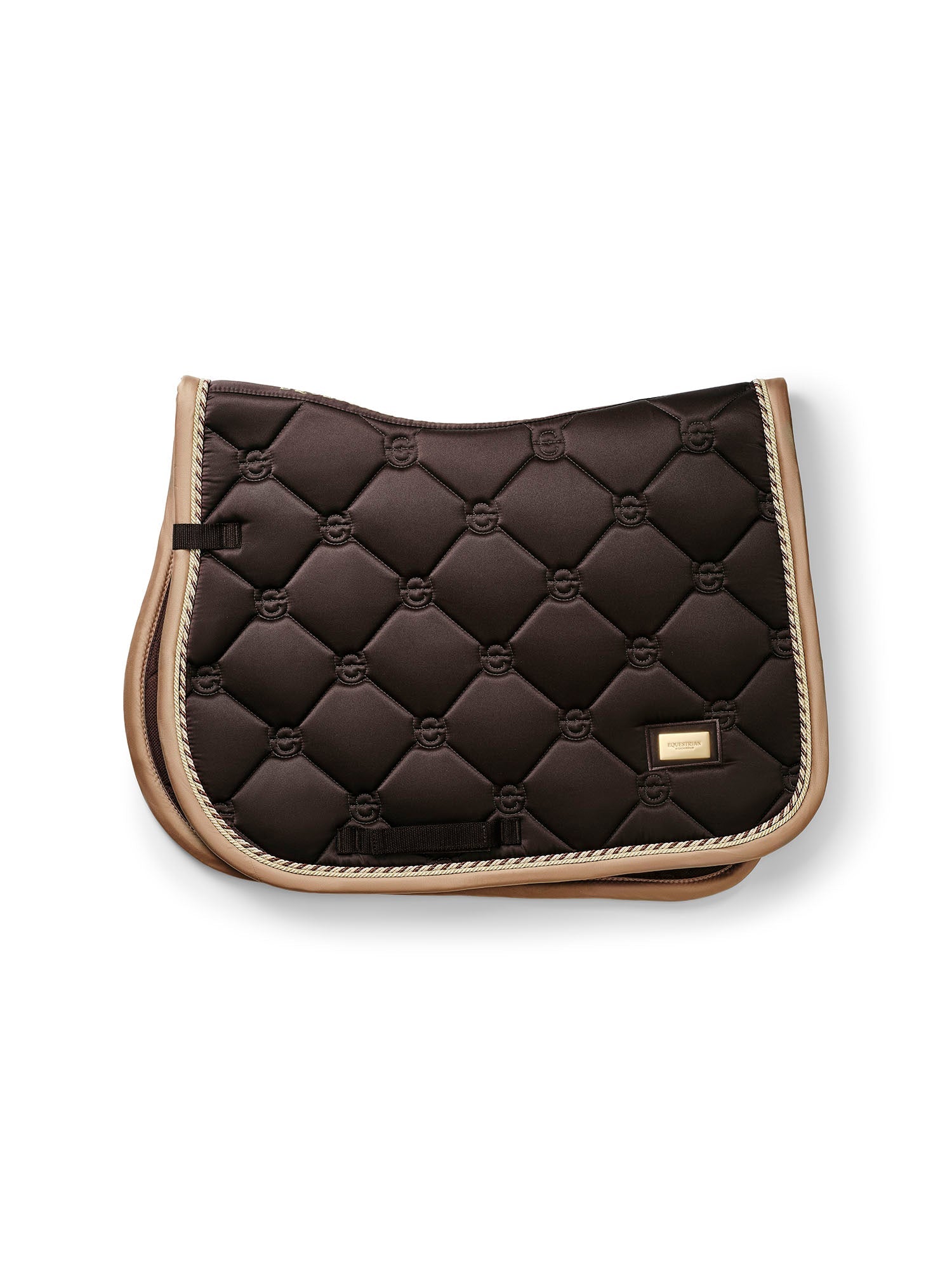 Jump Saddle Pad Equestrian Stockholm Jump Saddle Pad Golden Brown vista principal