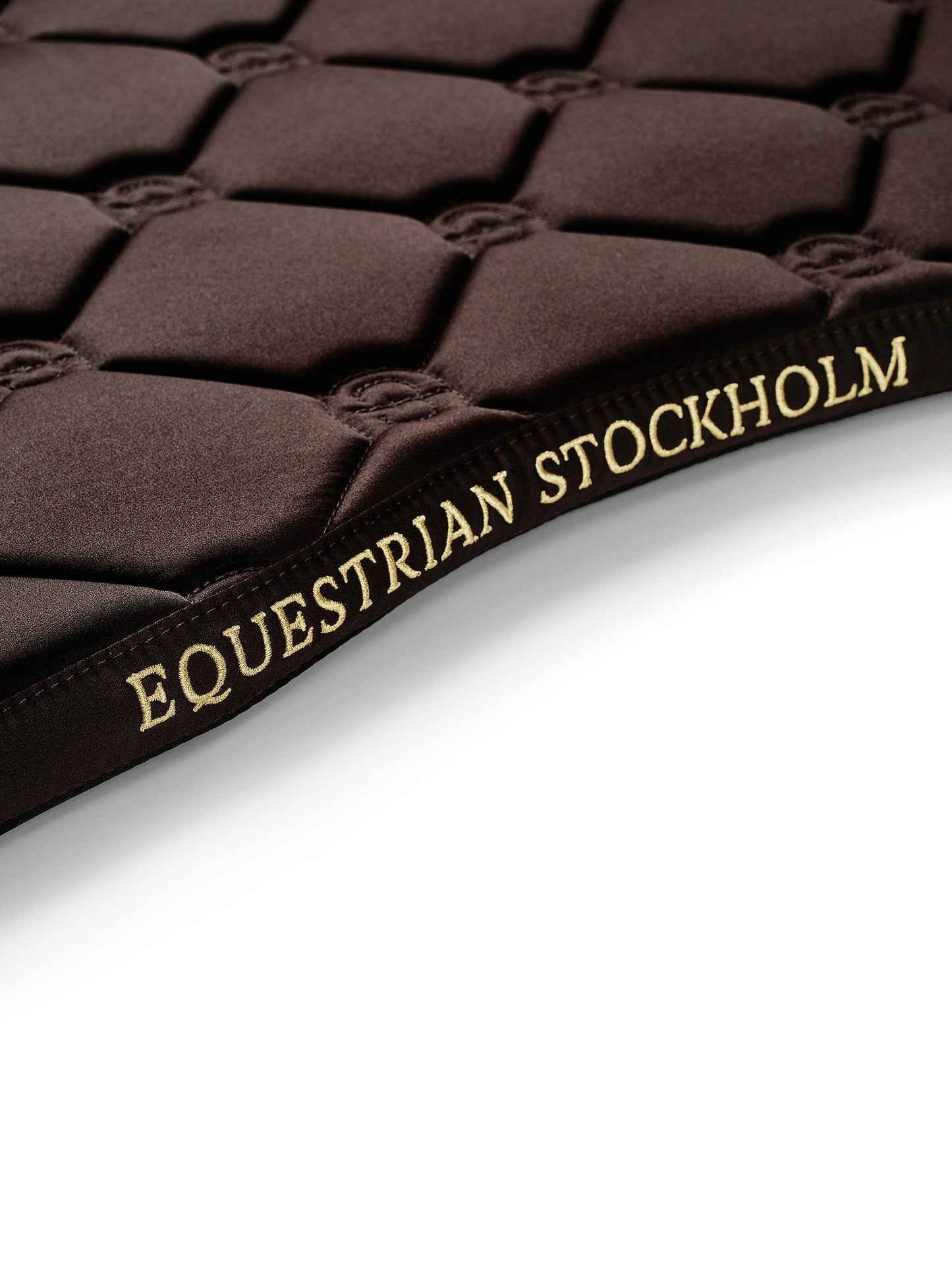 Jump Saddle Pad Equestrian Stockholm Jump Saddle Pad Golden Brown detalle 4
