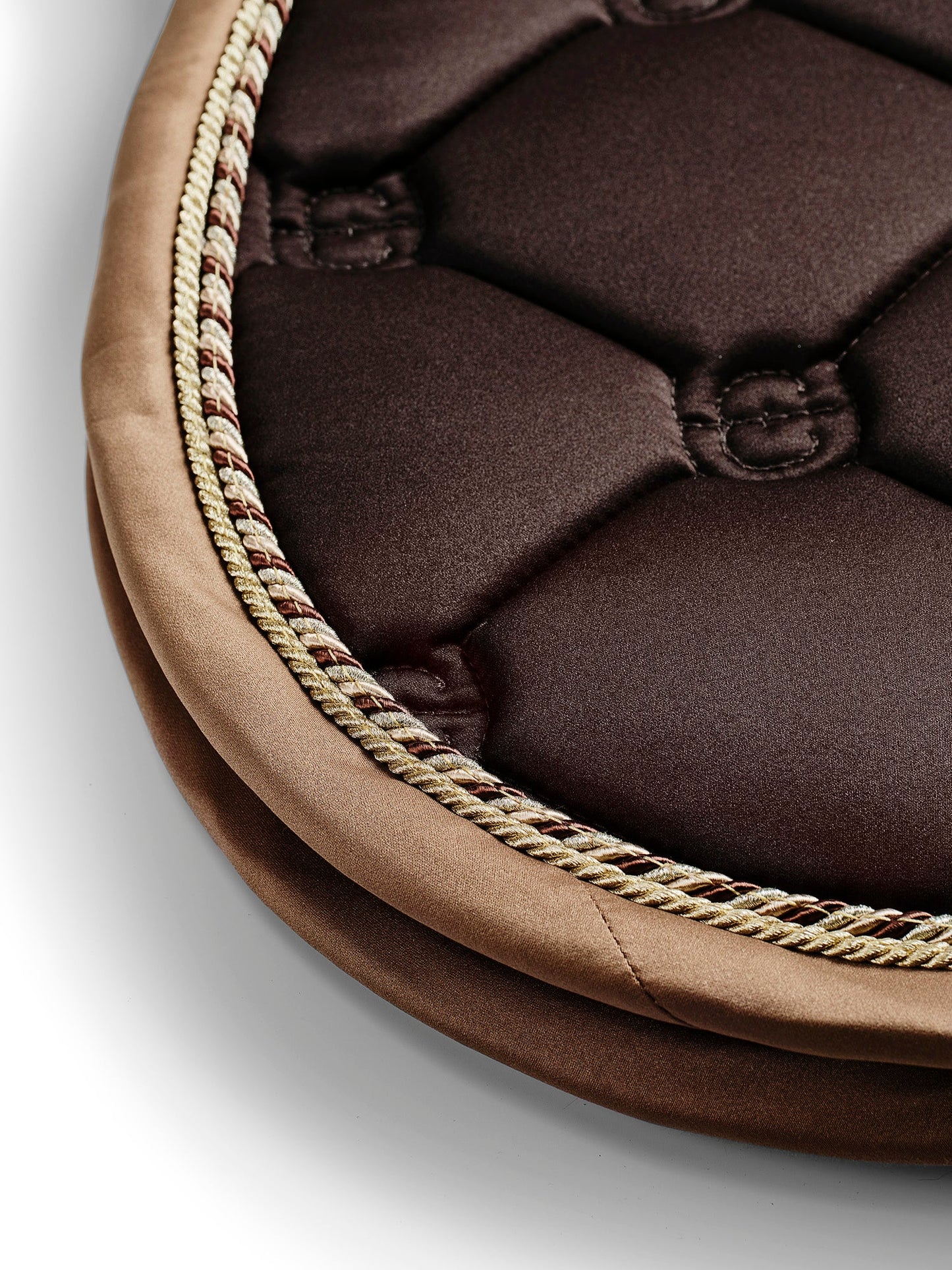 Jump Saddle Pad Equestrian Stockholm Jump Saddle Pad Golden Brown detalle 3