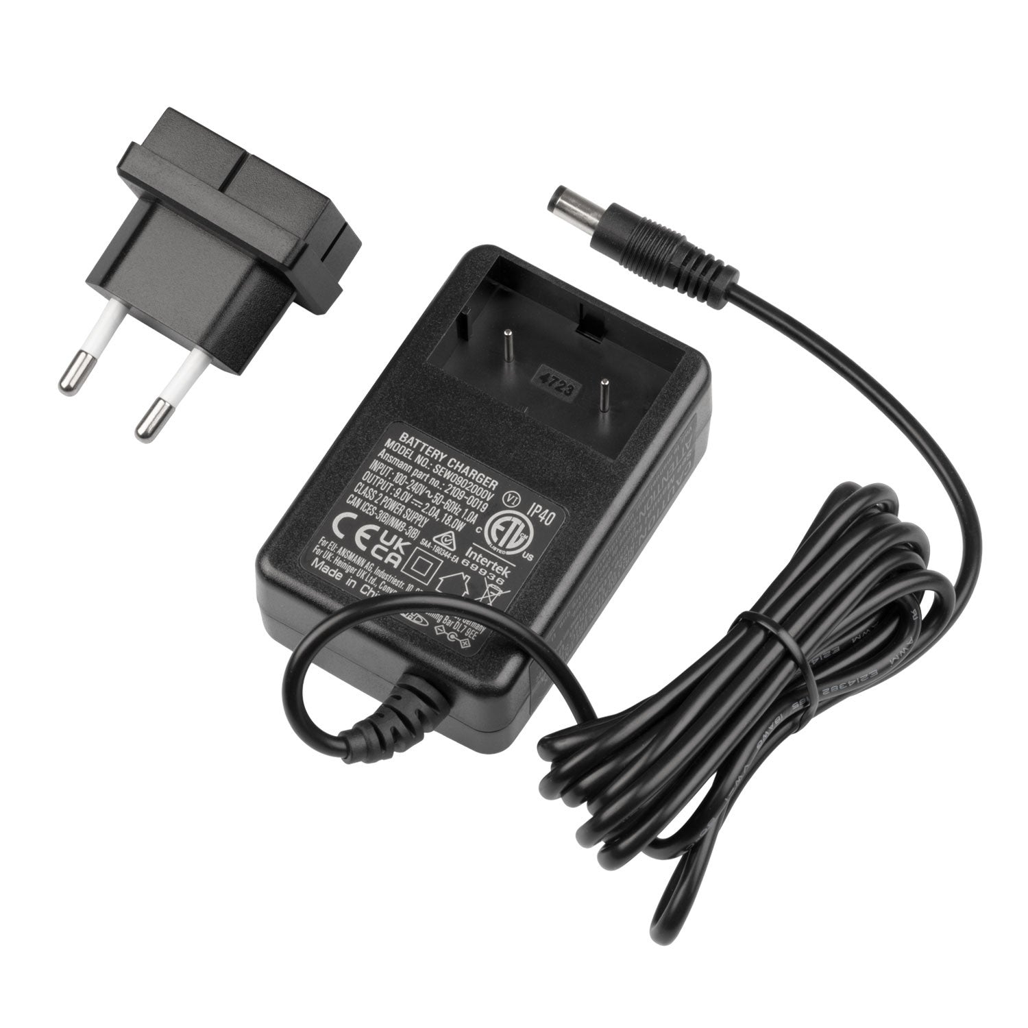 Cargador 110-240V para HE707320 y HE707822 Heiniger