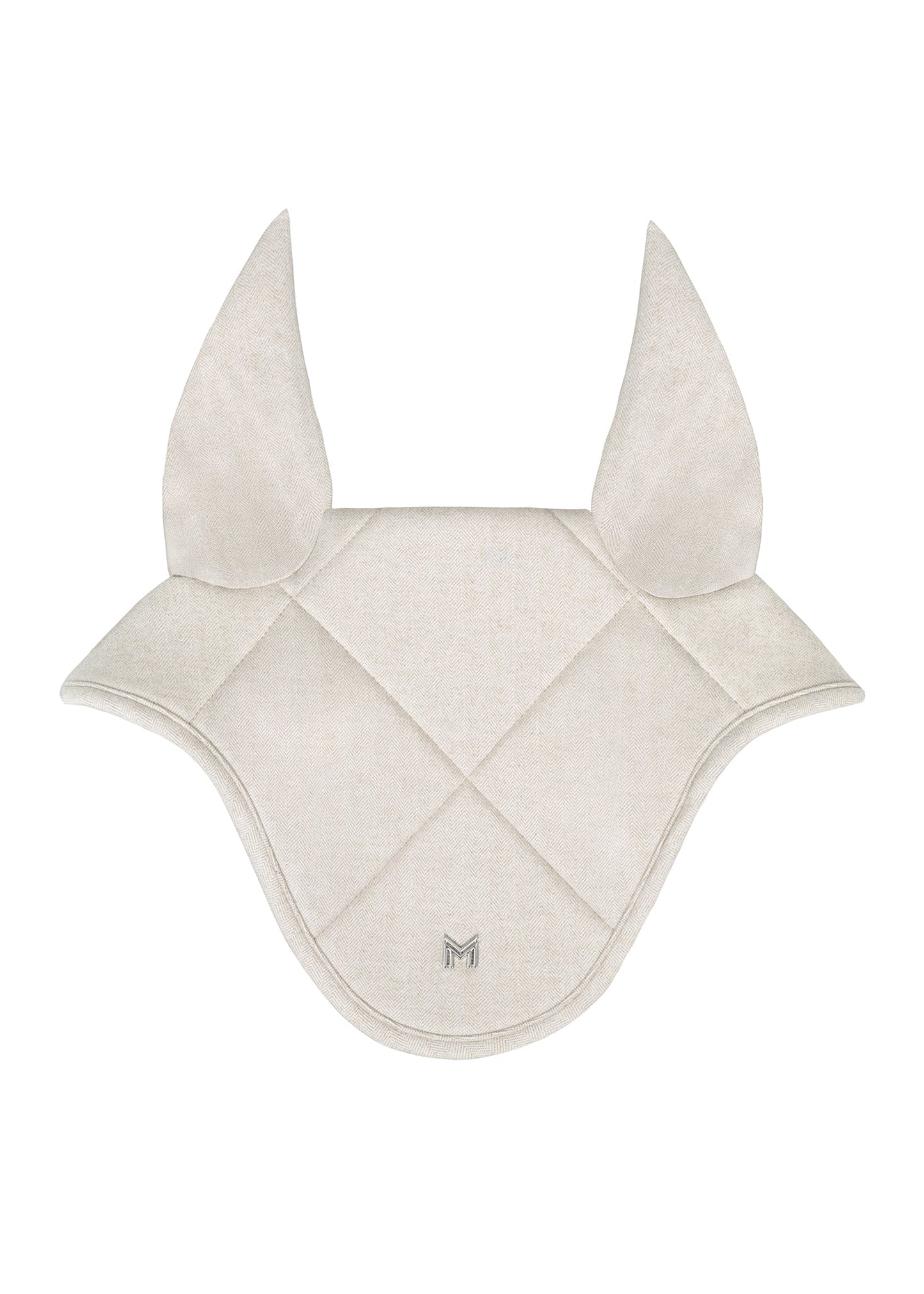 Producto ecuestre Maximilian Equestrian Herringbone Ear Bonnet (Beige) detalle 2