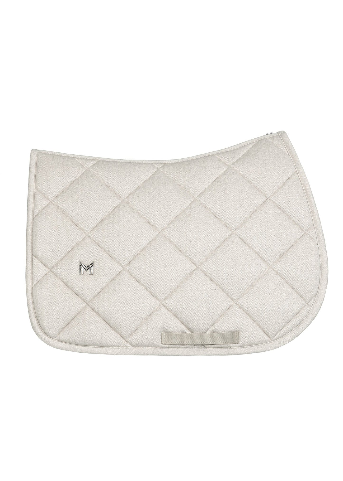 Producto ecuestre Maximilian Equestrian Herringbone Jumping Saddle Pad (Beige) detalle 6