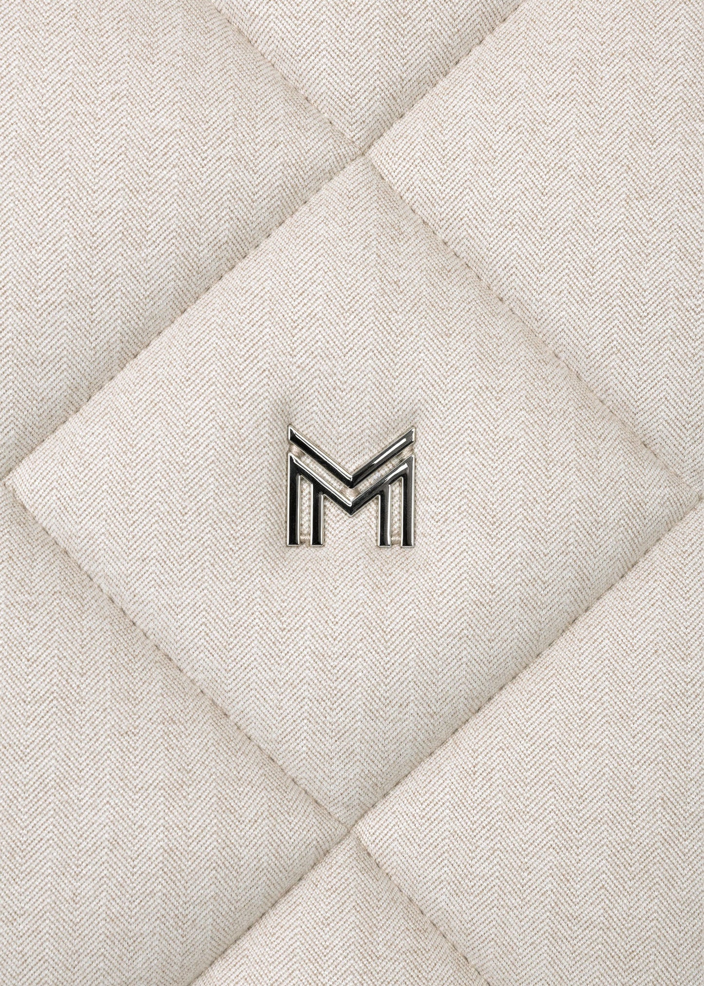 Producto ecuestre Maximilian Equestrian Herringbone Jumping Saddle Pad (Beige) detalle 2