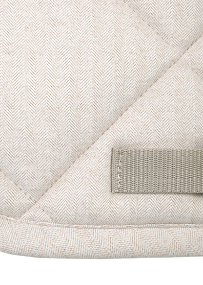 Producto ecuestre Maximilian Equestrian Herringbone Jumping Saddle Pad (Beige) detalle 3
