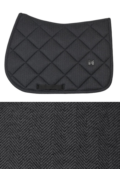 Producto ecuestre Maximilian Equestrian Herringbone Jumping Saddle Pad vista principal