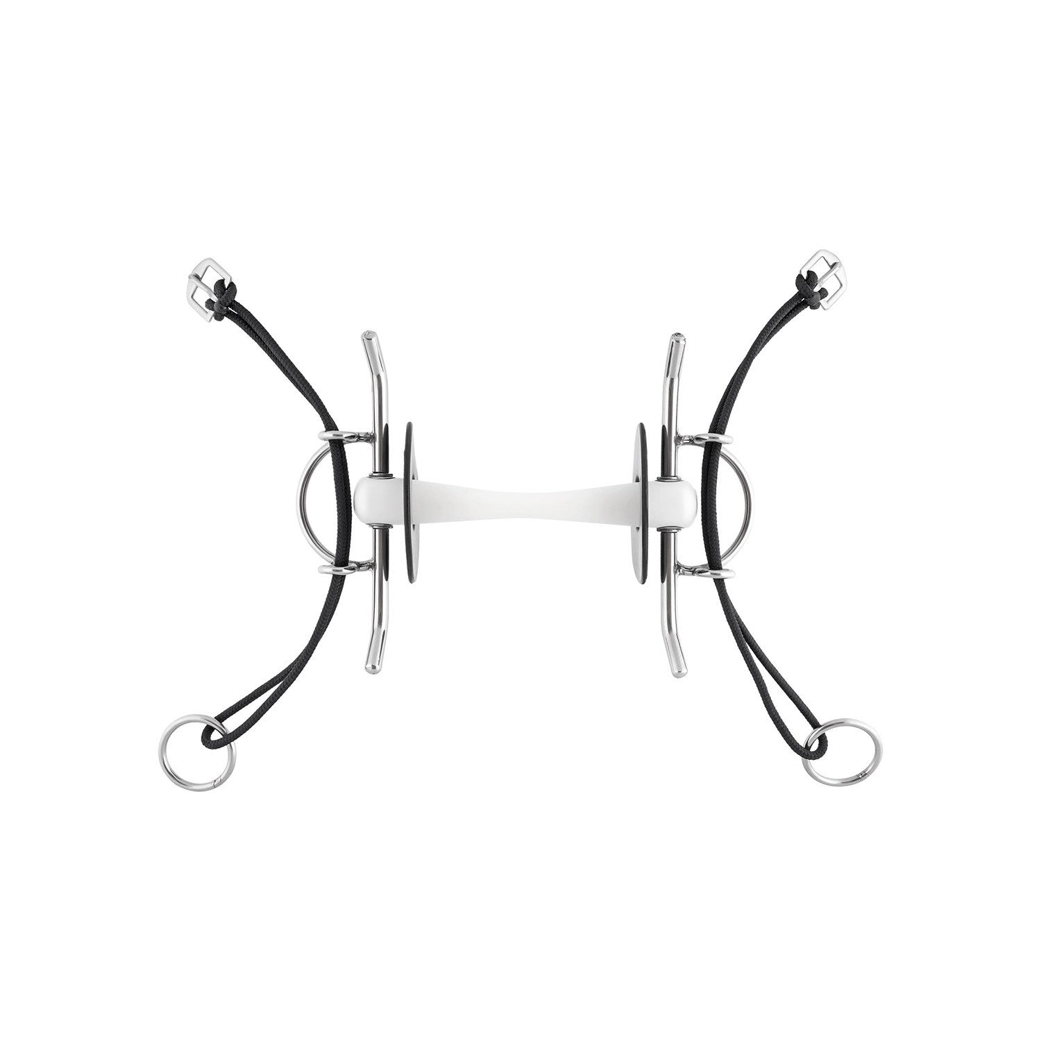 Nathe full cheek gag bit 20mm con flex. boca mullen