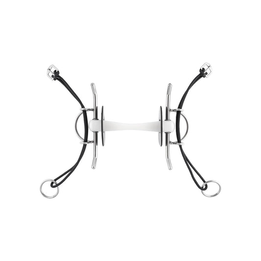 Nathe full cheek gag bit 20mm con flex. boca mullen