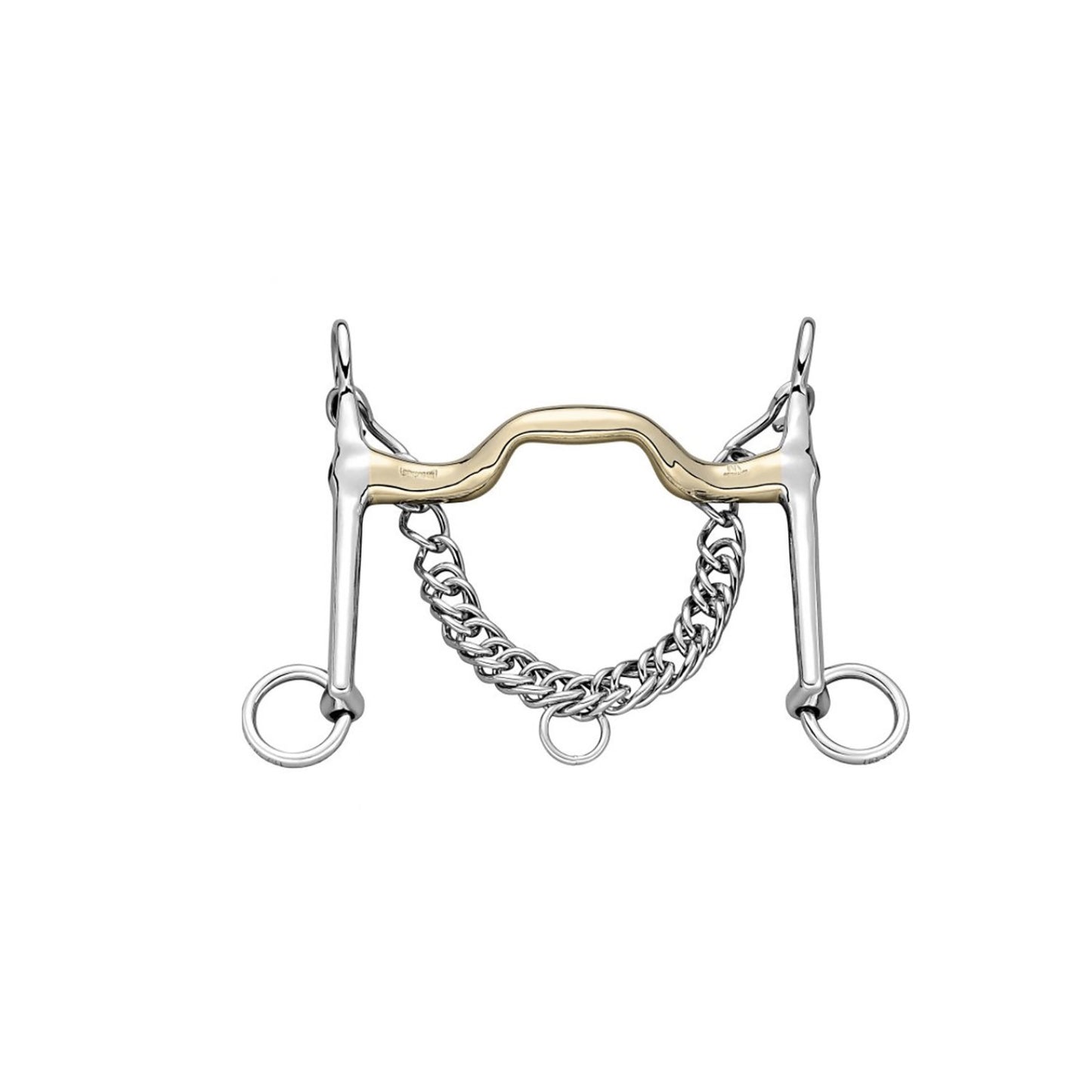 Vestido KK. Weymouth 18 mm sensog. con mejillas de acero inoxidable de 7 cm Sprenger