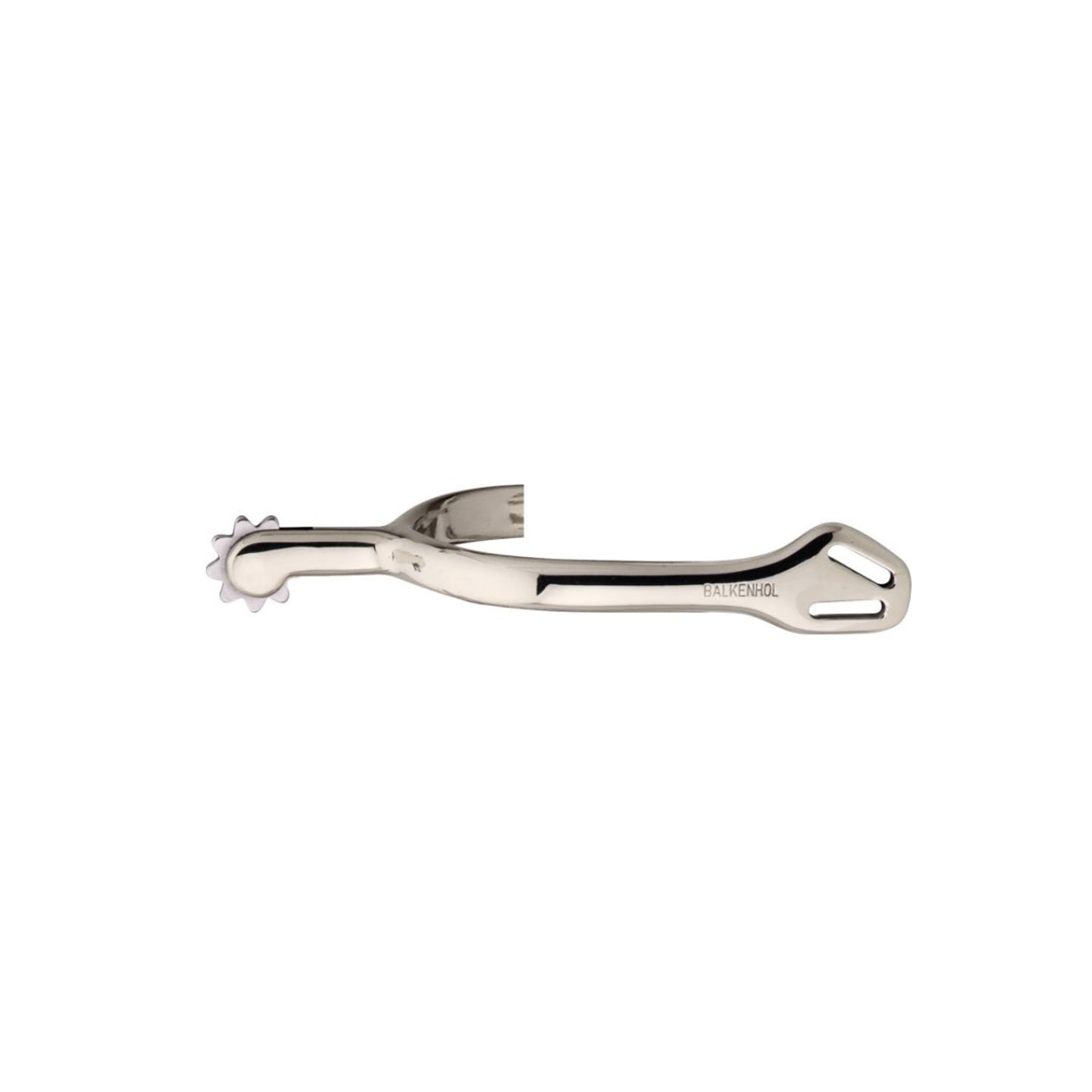 Espuelas Balkenhol para damas con cierre Balkenhol - plata alemana altamente pulida, 40 mm redondeadas Sprenger