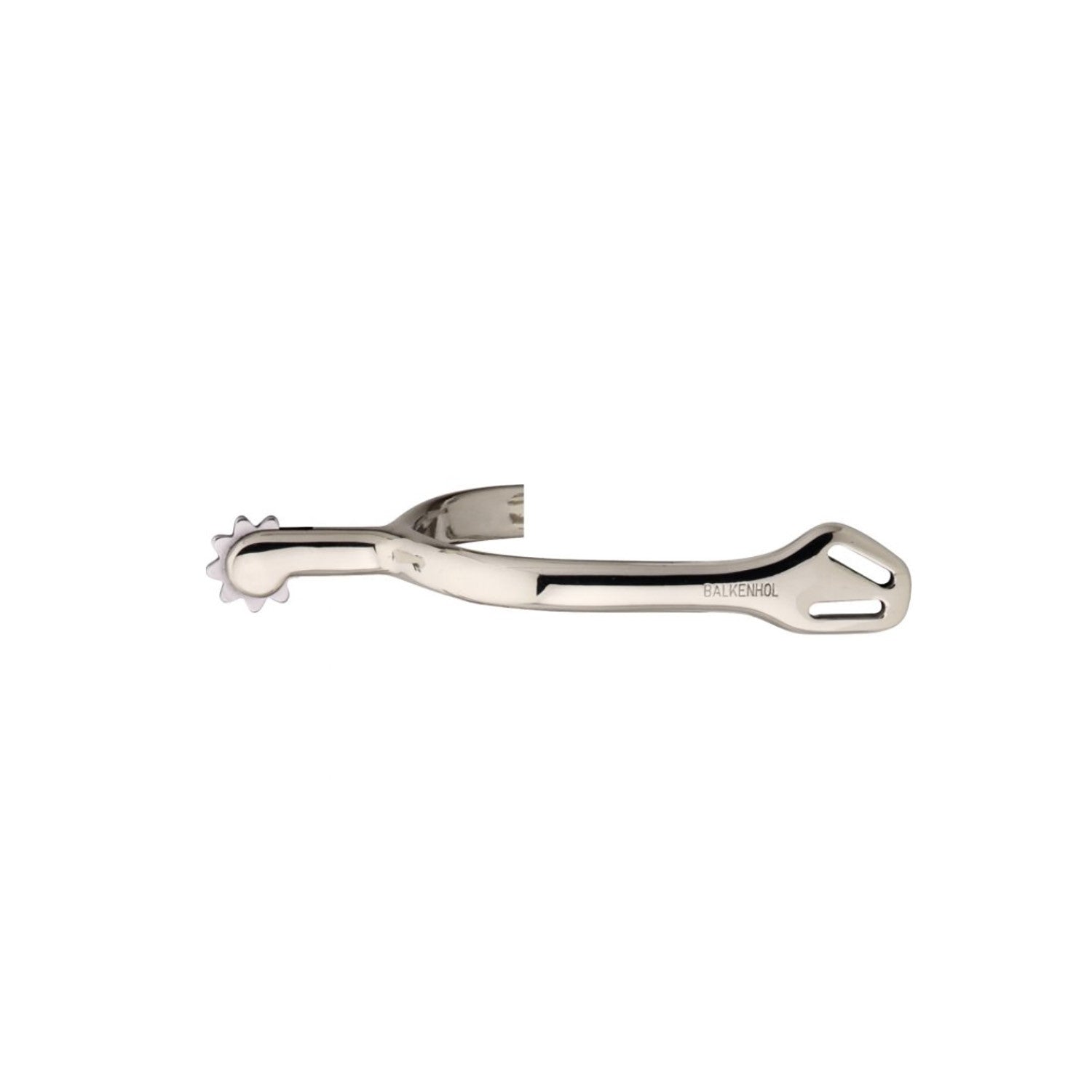 Espuelas Balkenhol para damas con cierre Balkenhol - plata alemana altamente pulida, 40 mm redondeadas Sprenger