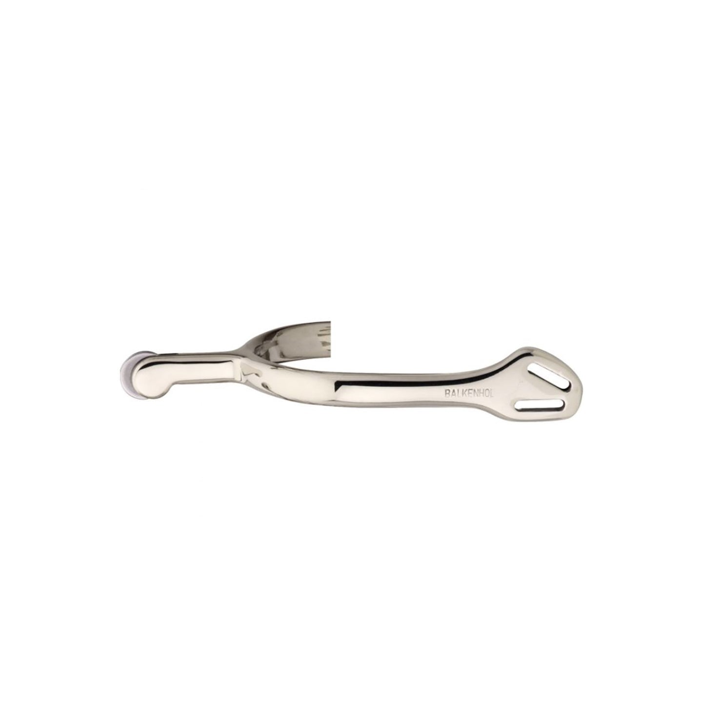 Espuelas Balkenhol para damas con cierre Balkenhol - plata alemana altamente pulida, 40 mm redondeadas Sprenger