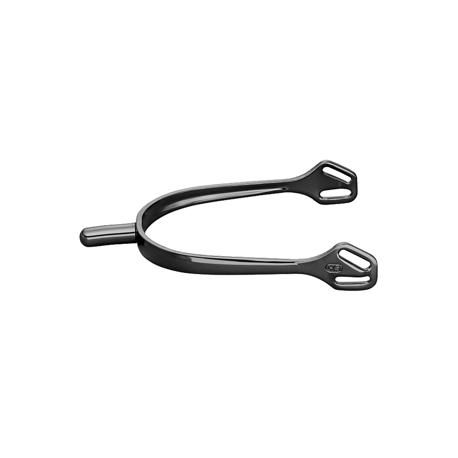 Espuelas ULTRA fit con cierre Balkenhol - Acero inoxidable antracita, 25 mm redondeadas Sprenger