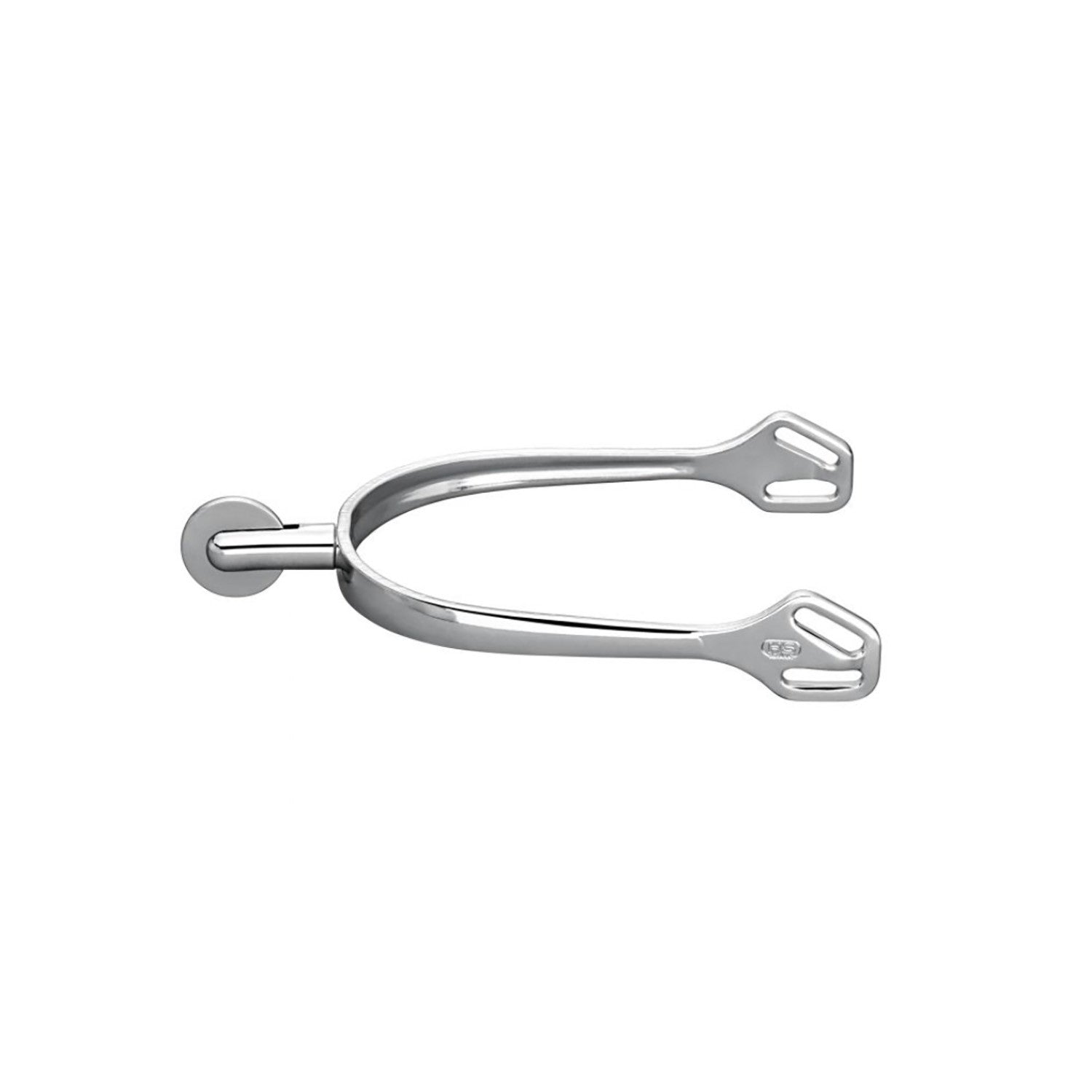 Espuelas ultra fit con cierre Balkenhol - acero inoxidable, 30 mm redondeadas con rodaja n.º 5 Sprenger