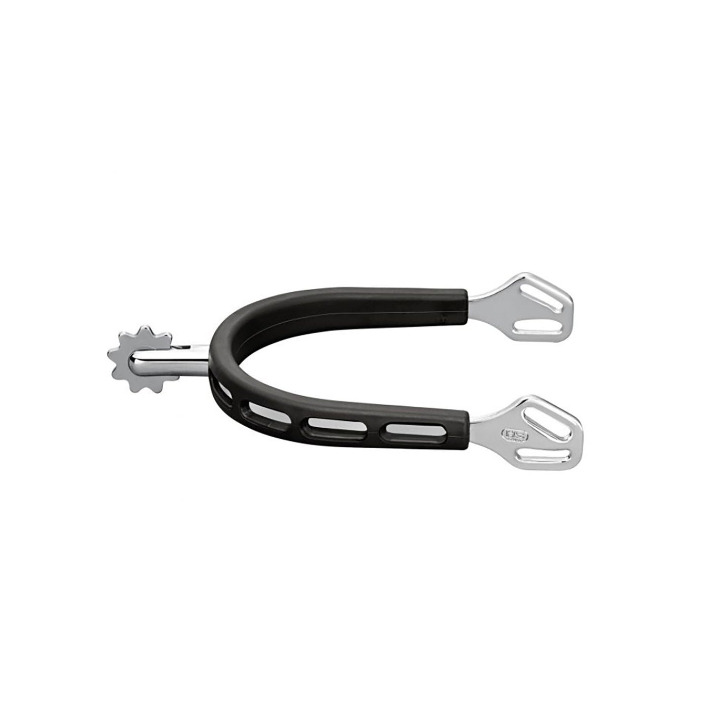 Espuelas ultra fit extra grip con cierre Balkenhol - acero inoxidable, 30 mm con ruedecilla n.º 4 Sprenger