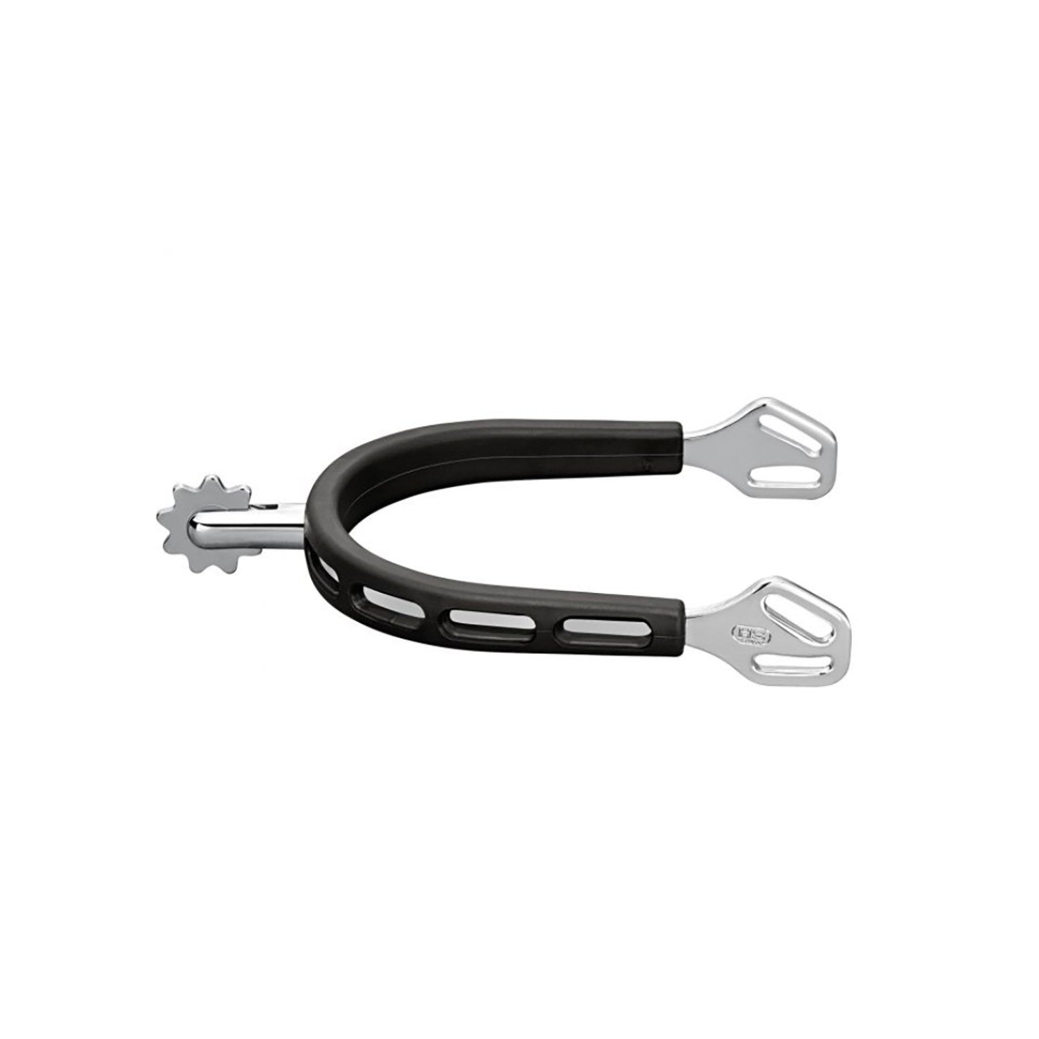 Espuelas ultra fit extra grip con cierre Balkenhol - acero inoxidable, 30 mm con ruedecilla n.º 4 Sprenger