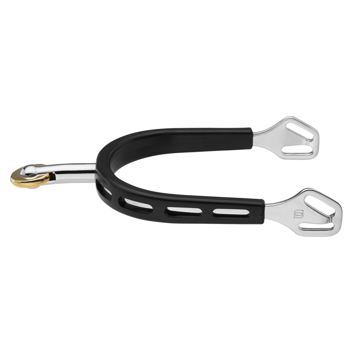 Ultra fit extra grip espuelas con cierre balkenhol - acero inoxidable, rodillo horizontal de 35 mm Sprenger
