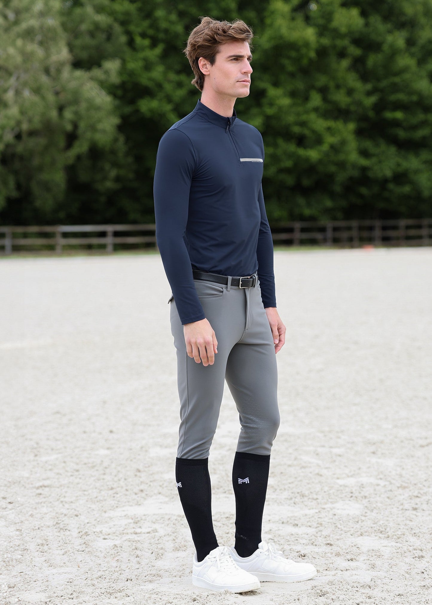 Camiseta técnica Maximilian Equestrian Men Sunblocker Shirt (Navy) detalle 10