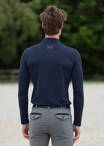 Camiseta técnica Maximilian Equestrian Men Sunblocker Shirt (Navy) detalle 5