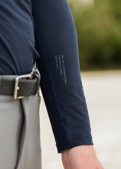 Camiseta técnica Maximilian Equestrian Men Sunblocker Shirt (Navy) detalle 7