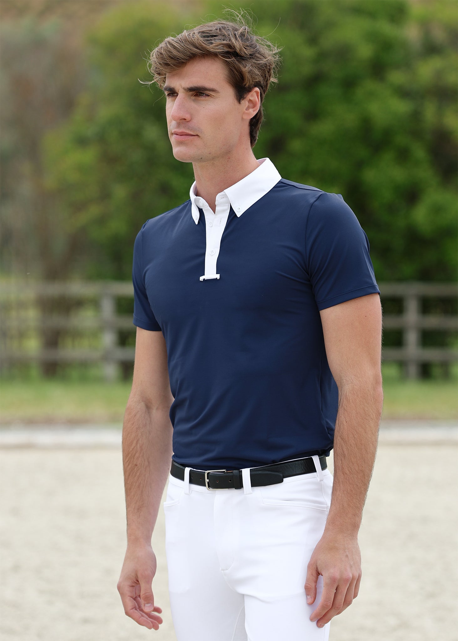 Camiseta técnica Maximilian Equestrian Active Short Sleeve Competition Shirt detalle 5