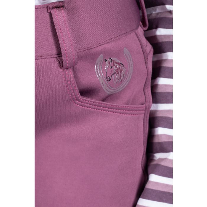 Pantalones Silicone Full Seat pantalón de equitación HKM Riding pantalón de equitación Alva Silicone Full Seat para equitación - vista 5