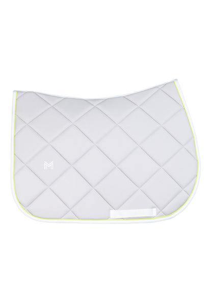 Producto ecuestre Maximilian Equestrian Crew Jumping Saddle Pad (Glacier/Lime) detalle 2