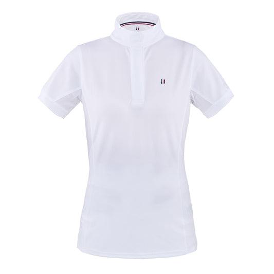 Camisetas Kingsland Classic Women's manga corta Show Shirt con Mesh para equitación