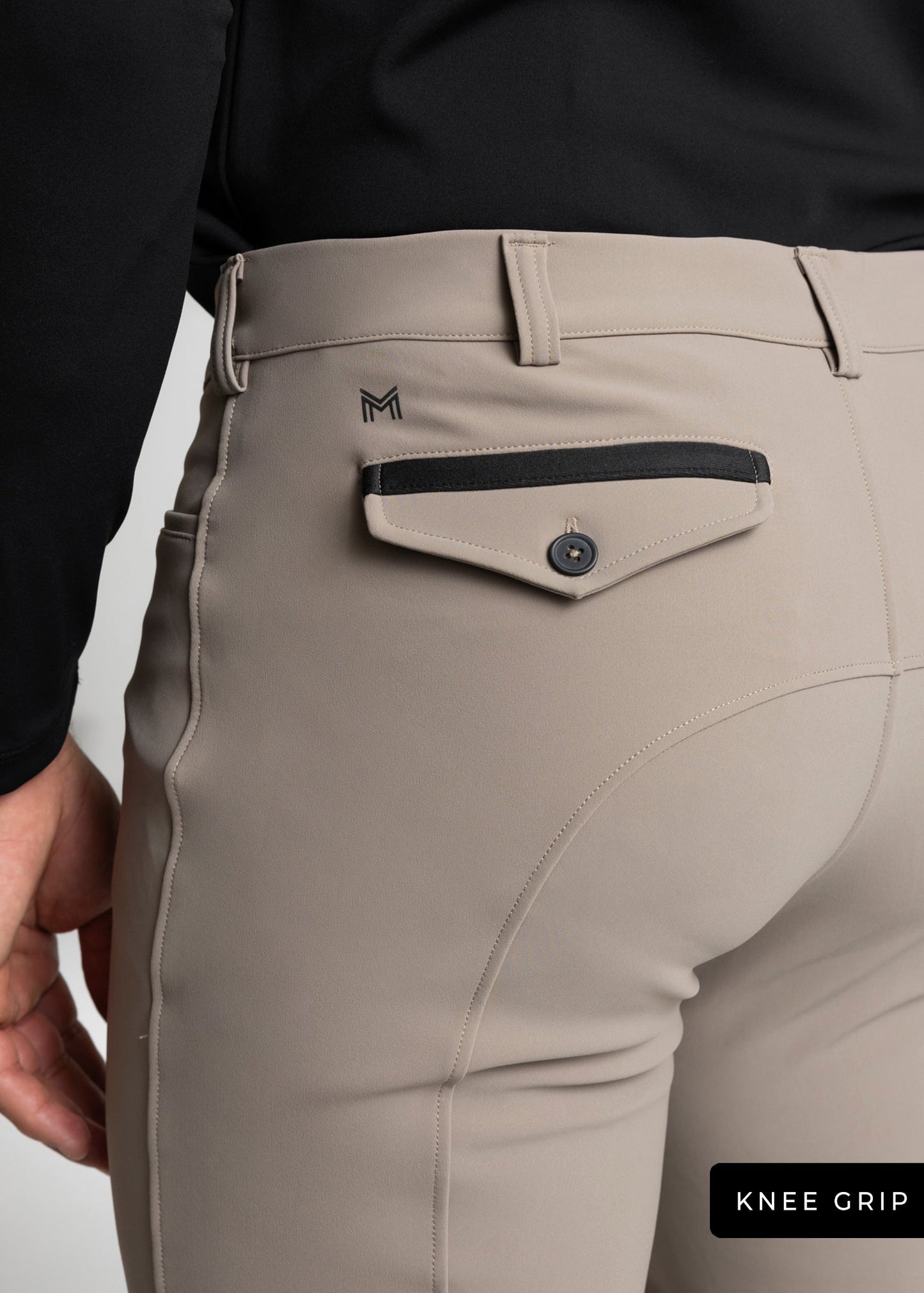 Producto ecuestre Maximilian Equestrian Performance Breeches (Taupe) detalle 12