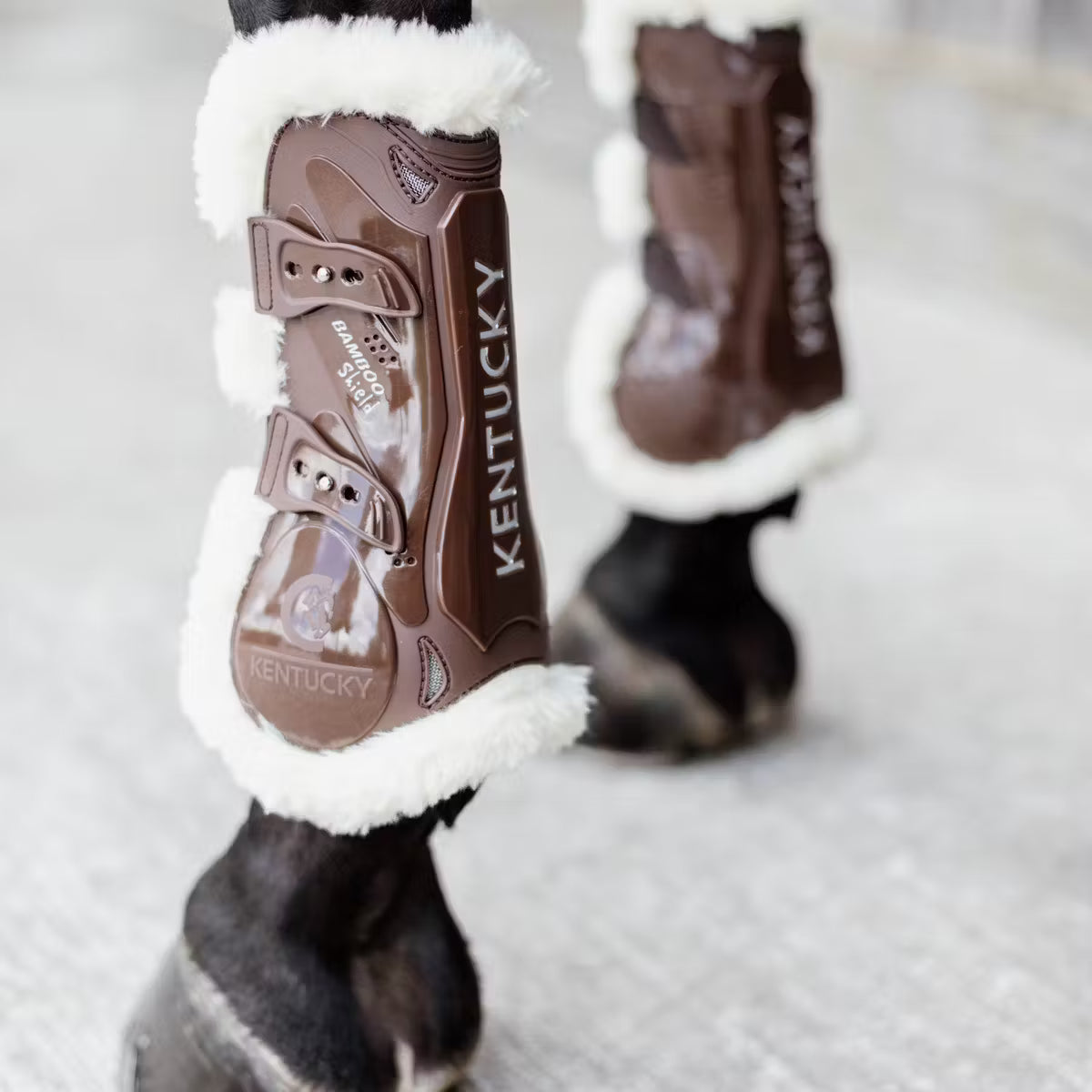 Calzado ecuestre Kentucky Vegan Sheepskin Tendon Boots Bamboo Elastic detalle 2