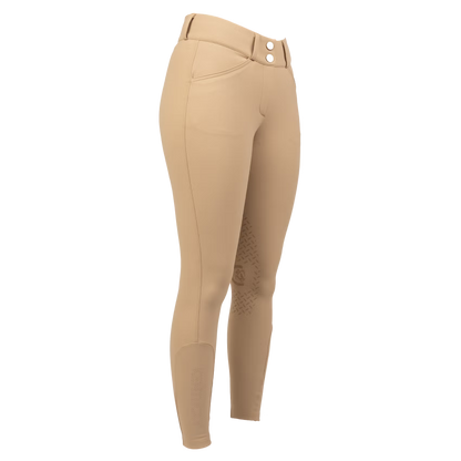 Silicone Knee Patch Breeches Kentucky Women's Riding Breeches Miami with Knee detalle 16