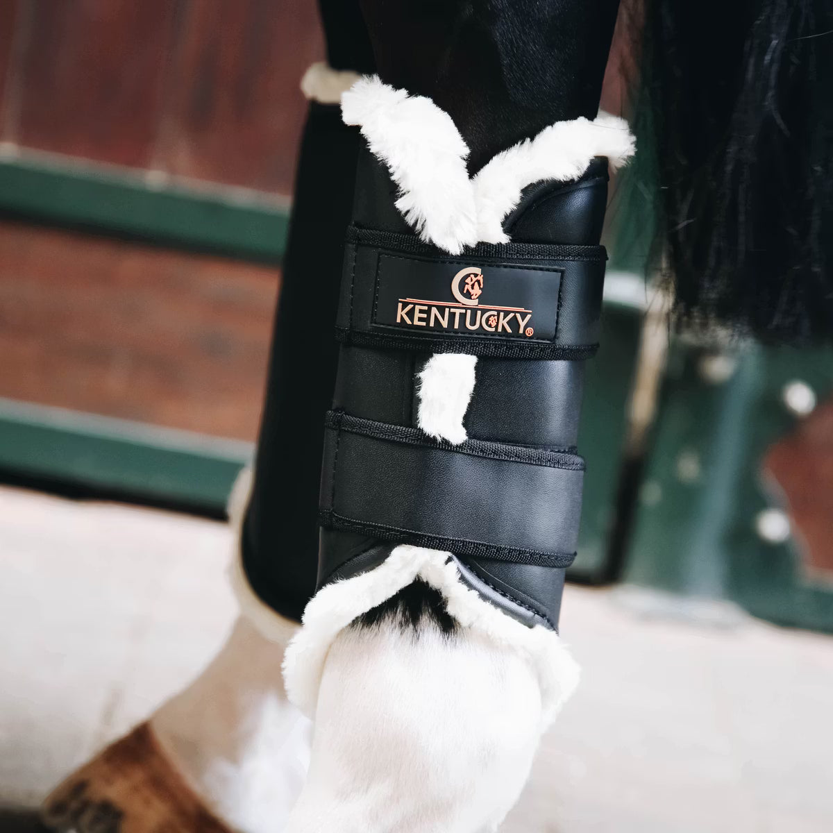 Calzado ecuestre Kentucky Turnout Boots Leather Hind detalle 2