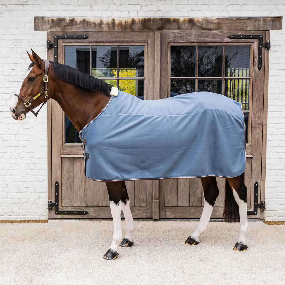 Manta para caballo Kentucky Fleece Rug Heavy Melange detalle 6