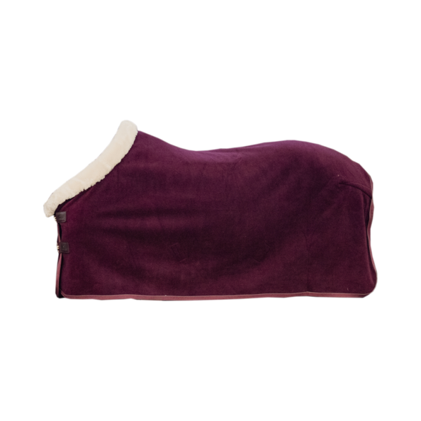 Manta para caballo Kentucky Fleece Rug Show Heavy Bordeaux vista principal