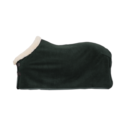 Manta para caballo Kentucky Limited Edition Fleece manta Show Heavy Dark Green para equitación