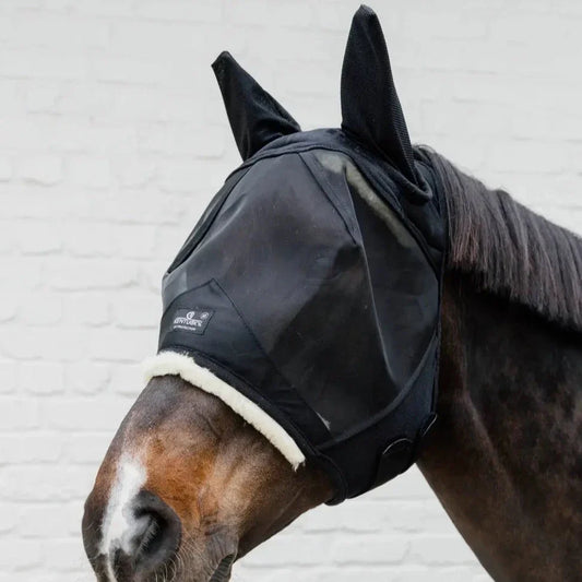 Máscara antimoscas Kentucky máscara antimoscas Skin Friendly con Ears para equitación - vista 2