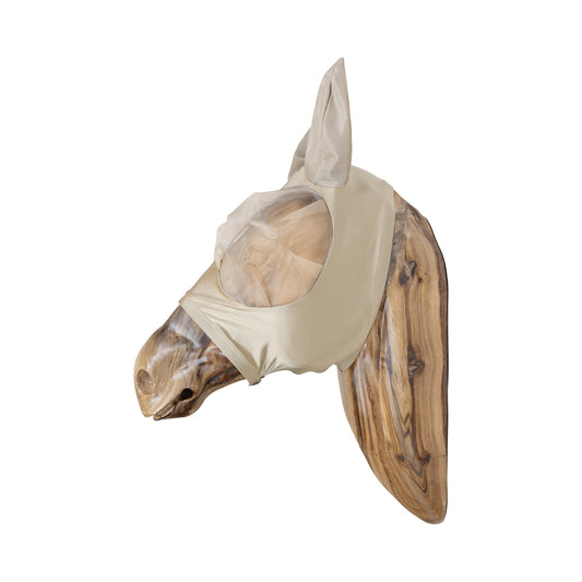 Máscara antimoscas Kentucky máscara antimoscas Slim Fit Beige para equitación